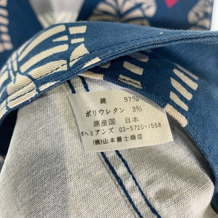 Bohemians ボヘミアンズ ゼブラプリント ベスト ジレ ネイビー Size 3 福生店
