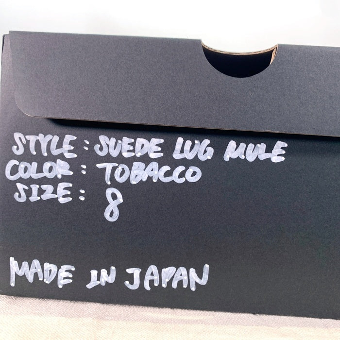 SIMPLY COMPLICATED シンプリーコンプリケイティド SUEDE LUG MULE スウェード ミュール サンダル ブラウン SIZE 8 (26.0cm) 福生店