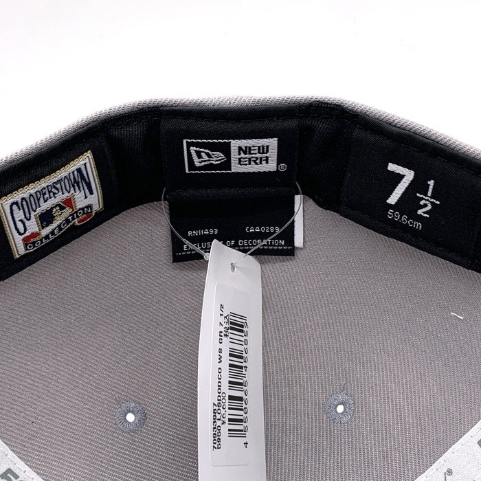 New Era ニューエラ 59FIFTY MLB ロサンゼルス・ドジャース ベースボールキャップ グレー ブルー Size 7 1/2 (59.6cm) 福生店