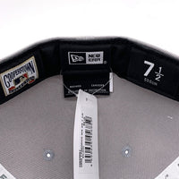 New Era ニューエラ 59FIFTY MLB ロサンゼルス・ドジャース ベースボールキャップ グレー ブルー Size 7 1/2 (59.6cm) 福生店