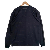 Hide and Seek ハイドアンドシーク 26SS Mesh L/S Tee メッシュ ロングスリーブTシャツ ラバープリント ブラック HC-040426 Size XL 福生店