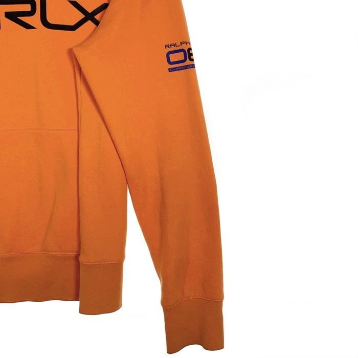 RLX ポロラルフローレン プルオーバー フーディー パーカー オレンジ Size M 福生店