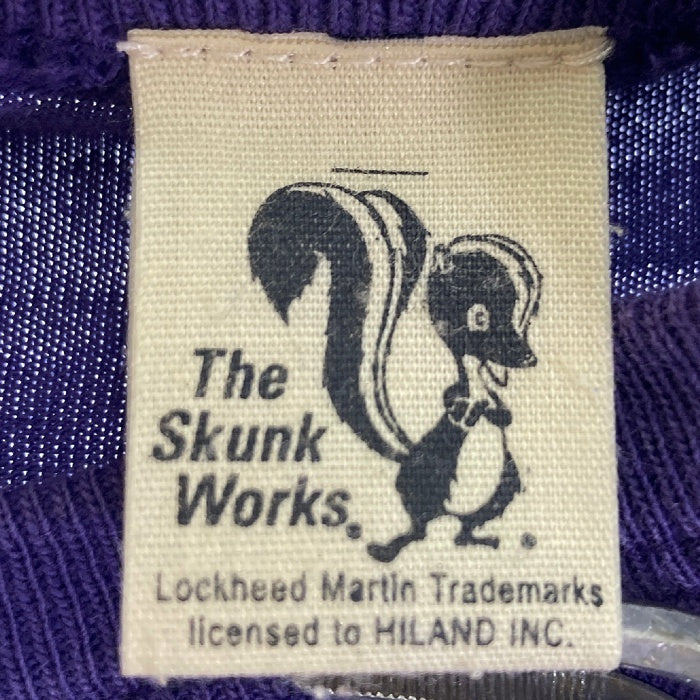 BUZZ RICKSON バズリクソン The Skunk Works プリントTシャツ パープル sizeXL 瑞穂店