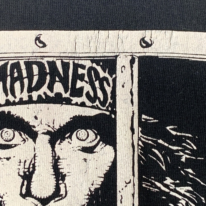 90's n.W.o Macho Man Randy Savage ランディサベージ MADNESS プリントTシャツ ブラック プロレス Size XL 相当 福生店