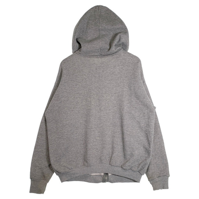 70’s Healthknit ヘルスニット ダブルフェイス 裏サーマル ジップアップスウェットパーカー グレー USA製 Size XL(50-52) 福生店