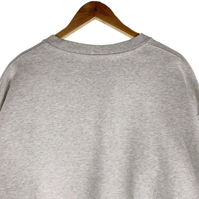 KITH キス クルーネックスウェットトレーナー ワッペン 前V アッシュグレー Size XL 福生店