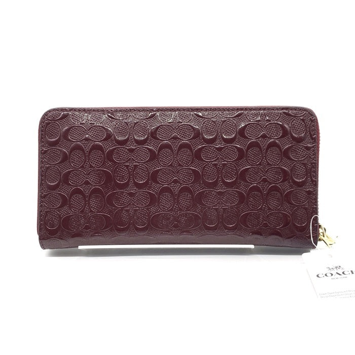 【ほぼ未使用】COACH グレー 長財布 保存袋付き 楽天市場】【プレケア特典】【1年保証】 Wクーポン付き 長財布