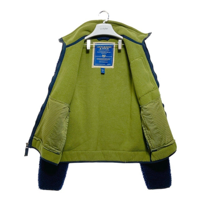 Abercrombie&Fitch アバクロンビー&フィッチ ボアフリースジャケット ネイビー Size L 瑞穂店