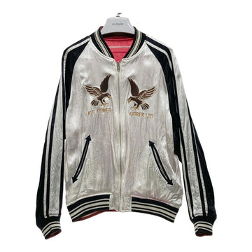 AVIREX アヴィレックス リバーシブル スカジャン スーベニア レッド ホワイト ブラック 6162149 Size L 瑞穂店