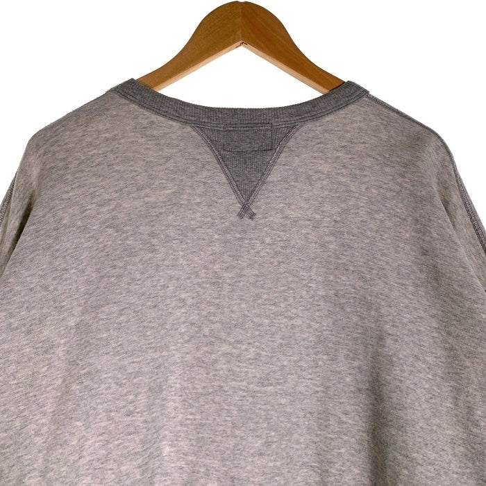 EVISU エヴィス 両V ステンシル クルーネックスウェットトレーナー グレー Size 42 福生店