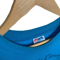 90's Hanes ヘインズ Clay's Corner クレイズコーナー 半袖 Tシャツ ブルー Size XL 福生店