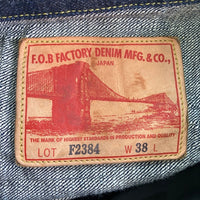 FOB FACTORY エフオービーファクトリー F2384 DENIM P/O JK インディゴ size38 瑞穂店
