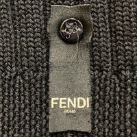 FENDI フェンディ 21AW FZY451 AH33 ロゴ クルーネック プルオーバー ニットセーター ブラック size50 瑞穂店