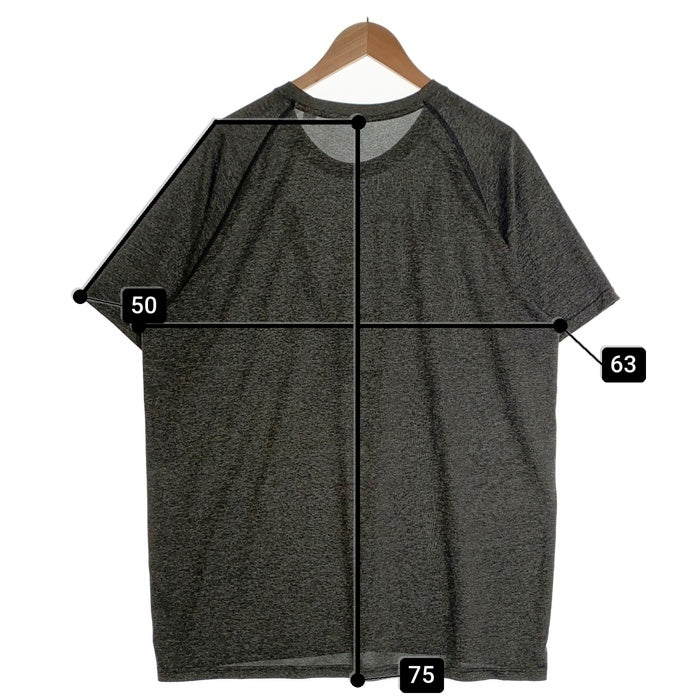 ADIDAS アディダス マイアミ大学 カレッジロゴ 半袖 Tシャツ チャコール Size 2XL 福生店