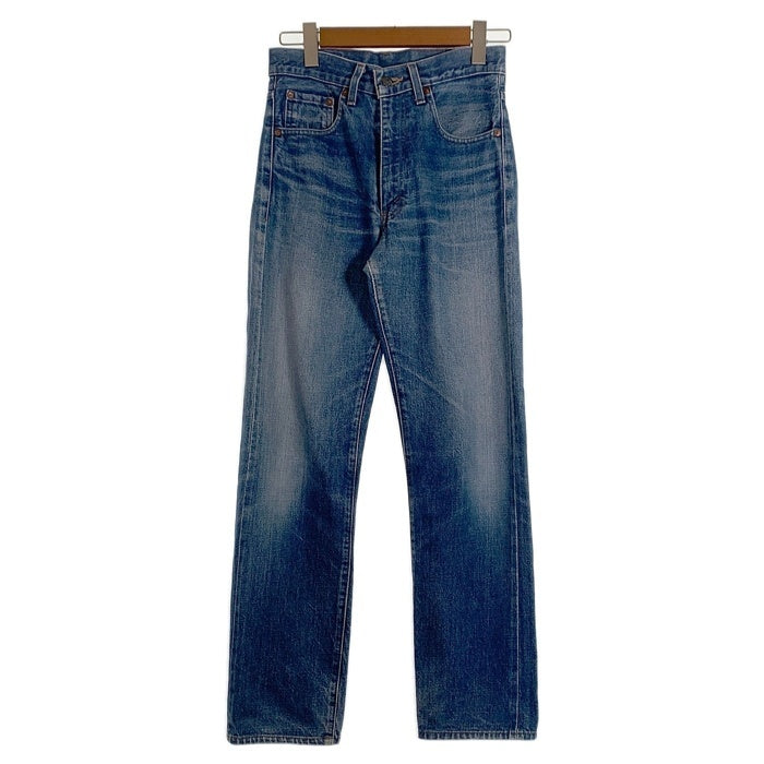 90's Levis リーバイス 502 ボタン裏J22 BIG E ビッグイー 隠しリベット 赤耳 セルビッチ デニムパンツ ライトブルー Size 28 福生店