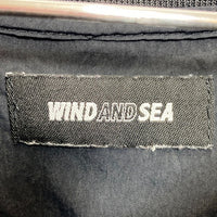 WIND AND SEA ウィンダンシー ナイロン ショートスリーブ プルオーバートップ ブラック WDS-O-SSD-24-Q4-TP-03 Size XL 瑞穂店