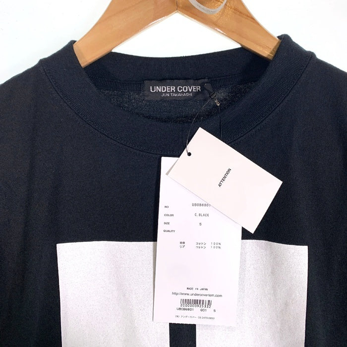 UNDERCOVER アンダーカバー UNISEX BASIC TEE U ユニセックス ベーシックTシャツ プリント ブラック UB0B6801 Size 5 福生店