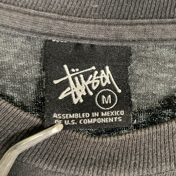 00's STUSSY ステューシー 半袖 Tシャツ ブラック ホワイト メキシコ製 Size M 福生店
