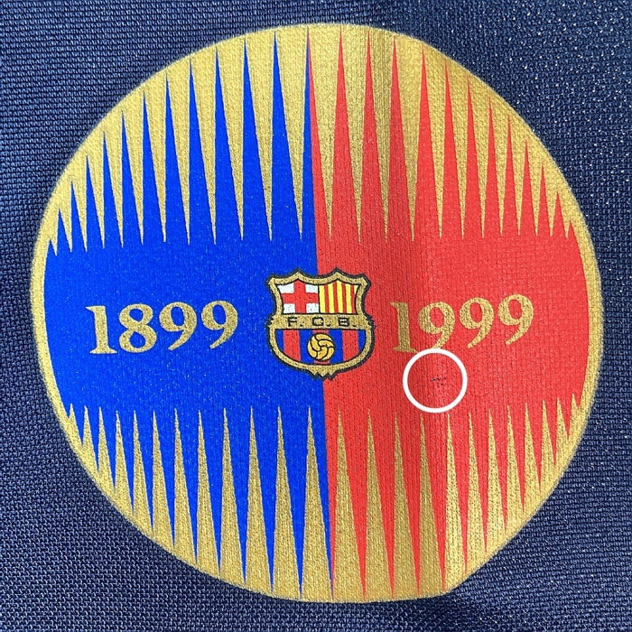 NIKE ナイキ FCバルセロナ 99-00年製 100周年記念 4番 グアルディオラ デッドストック ユニフォーム ブルー×レッド sizeXL 瑞穂店