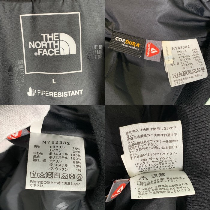 THE NORTH FACE ノースフェイス Firefly Yakkin Jacket ファイヤーフライ ヤッキン ジャケット PRIMALOFT プリマロフト ブラック NY82332 Size L 福生店
