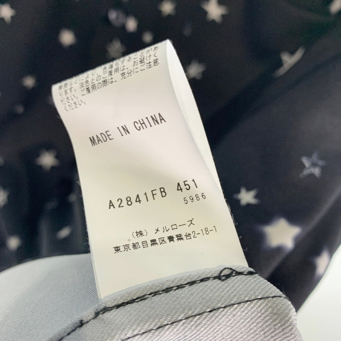 CONVERSE TOKYO コンバーストウキョウ STAR ALLOVER PRINT SHIRT スターオールオーバープリント 半袖シャツ ブラック Size - 福生店