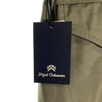 NIGEL CABOURN ナイジェルケーボン アーミーカーゴショート ショートパンツ バックサテン ダークグリーン 8050-00-51012-1-3 Size 34 福生店