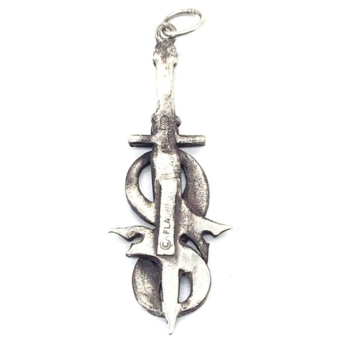 FLASH POINT フラッシュポイント REVENGE ダガー リボン シルバーペンダントトップ STERING SILVER 福生店