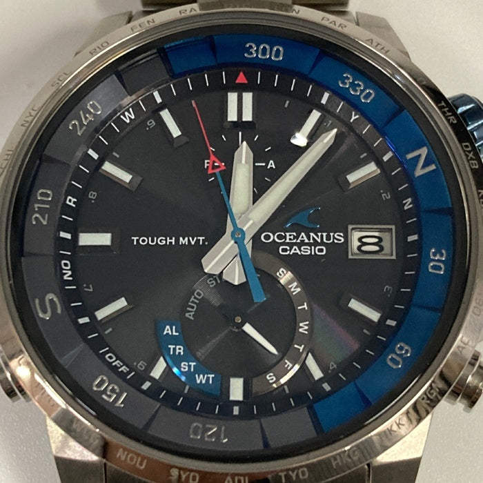 CASIO カシオ OCW-P1000-1A OCEANUS オシアナス CACHALOT カシャロ 腕時計 電波ソーラー タフソーラー クロノグラフ チタン ブラック 瑞穂店