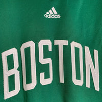 adidas アディダス Boston Celtics ボストン・セルティックス Patch Practice Shirt 長袖 Tシャツ ロンT グリーン ホワイト Size L 福生店