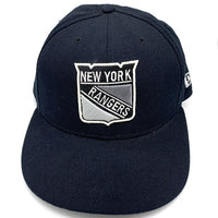 90's New Era ニューエラ 59FIFTY NHL ニューヨーク・レンジャーズ ウールベースボールキャップ ブラック USA製 Size 71/4 (57.7cm) 福生店