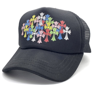 Chrome Hearts クロムハーツ MULTI COLOR CEMETERY CROSS TRUCKER CAP マルチカラー セメタリークロス トラッカーキャップ ブラック 福生店