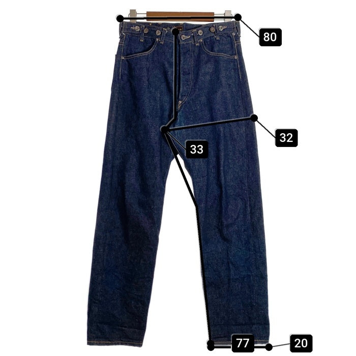 Lee リー L’ECHOPPE 別注 WW2 PIERROT PANTS ピエロパンツ デニム ジーンズ インディゴ 大戦 LB0509 Size 32 福生店