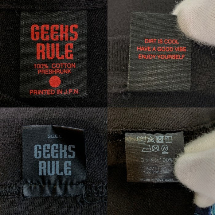 ブラックマジック　geeks rule Tシャツ　XLサイズ a52d373751646e9f6166eebfc1f4a1