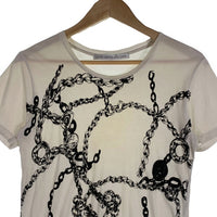JOHNLAWRENCESULLIVAN ジョンローレンスサリバン チェーンプリント Tシャツ コットン SA025’08 Size 38 福生店