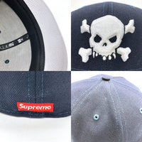 SUPREME シュプリーム 21SS New Era ニューエラ 59FIFTY Skull スカル ベースボールキャップ ネイビー Size 7 3/8 (58.7cm) 瑞穂店