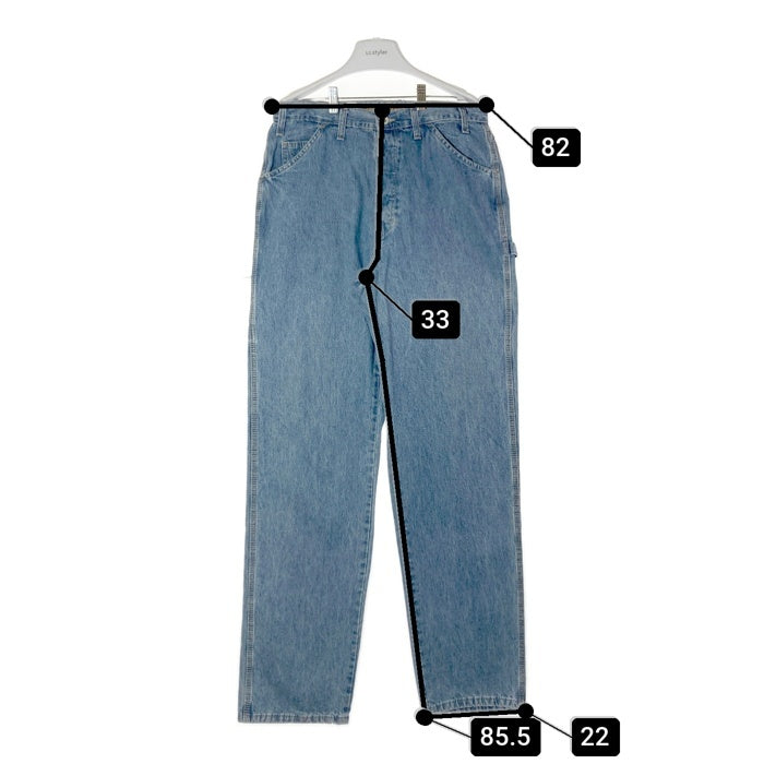 Dickies ディッキーズ 75th Anniversary デニム ペインターパンツ ライトインディゴ size34 瑞穂店