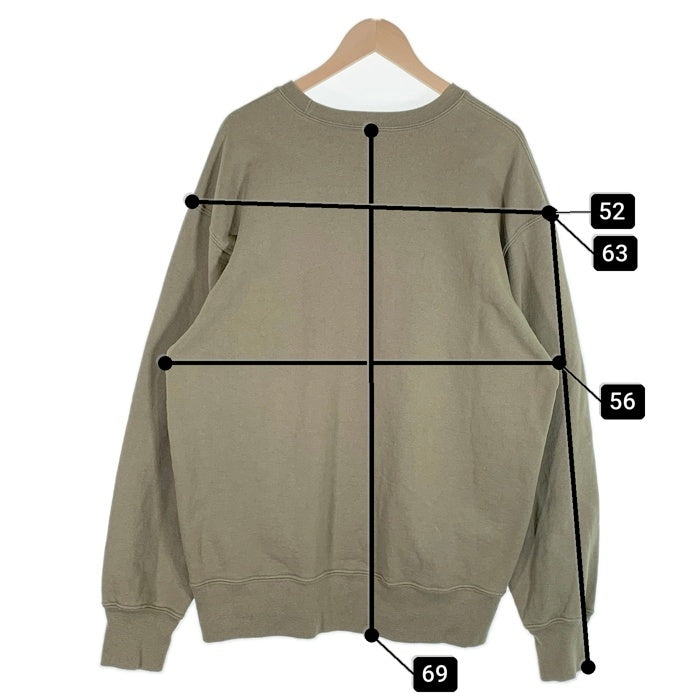 SUPREME シュプリーム 21AW Small Box Crewneck スモールボックス クルーネックスウェットトレーナー ライトオリーブ Size M 福生店