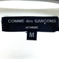 COMME des GARCONS HOMME コムデギャルソンオム パッチワーク デザインTシャツ ホワイト HN-T006 Size M 瑞穂店