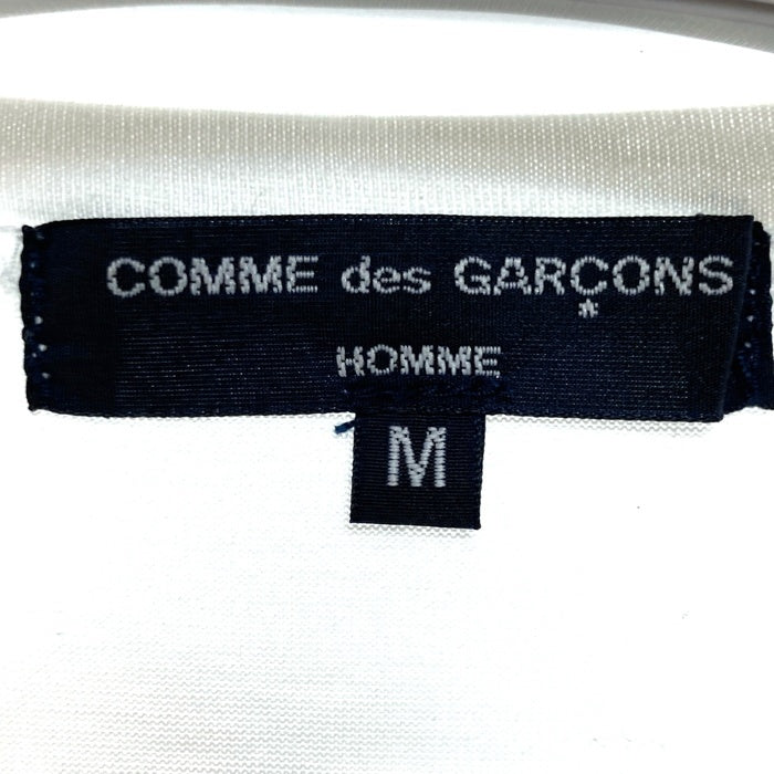 COMME des GARCONS HOMME コムデギャルソンオム パッチワーク デザインTシャツ ホワイト HN-T006 Size M 瑞穂店