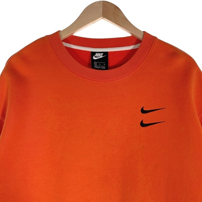 NIKE ナイキ AS M NSW SWOOSH CREW クルーネック スウェットトレーナー オレンジ CU4029-800 Size XL 福生店