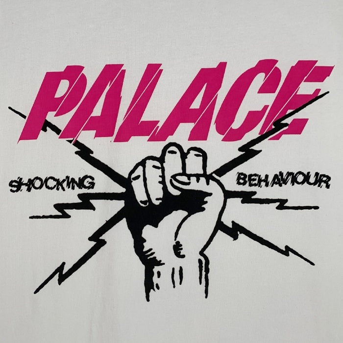 PALACE パレス 23AW SHOCKING BEHAVIOUR T-SHIRTS ショッキング ビヘイバー Tシャツ ホワイト Size XL 福生店