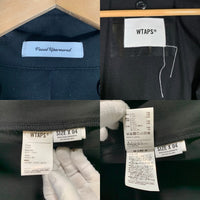 WTAPS ダブルタップス WMILL-65 JACKET.NYCO.SATIN ミリタリージャケット M-65型 ブラック BRDT-JKM01 Size 04 福生店