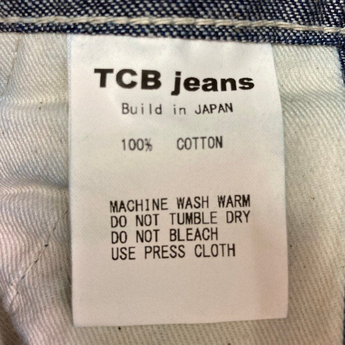 TCB jeans ティーシービージーンズ Black Cat Crew Suit デニム オールインワン つなぎ インディゴ size34 瑞穂店