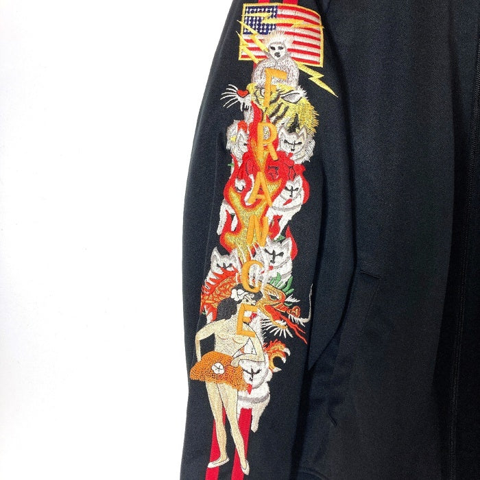 doublet ダブレット 18AW18BL78 CHAOS EMBROIDERY TRACK JACKET ブラック sizeM 瑞穂店