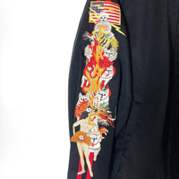 doublet ダブレット 18AW18BL78 CHAOS EMBROIDERY TRACK JACKET ブラック sizeM 瑞穂店