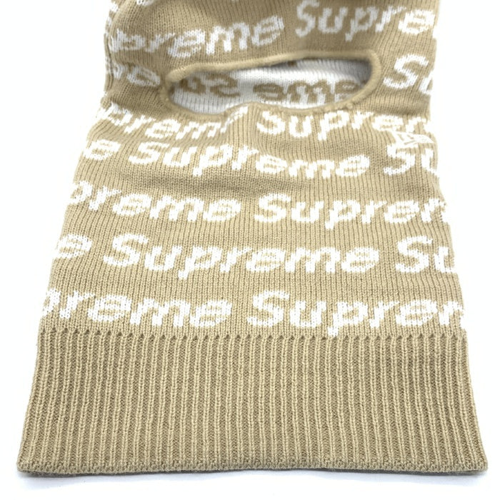 SUPREME シュプリーム 23AW New Era Repeat Balaclava ニューエラ リピート バラクラバ ニット 目出し帽 ベージュ 福生店