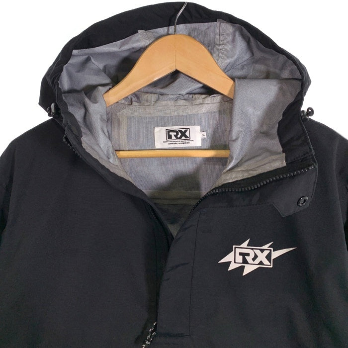 HYSTERIC GLAMOUR ヒステリックグラマー 17AW RX ナイロン アノラック プルオーバージャケット ブラック プリント 02173AB10 Size L 福生店