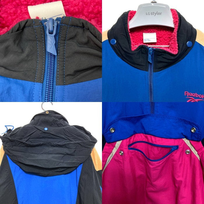 Reebok リーボック DW4950 裏ボア ハーフジップアノラック マルチカラー sizeXO 瑞穂店