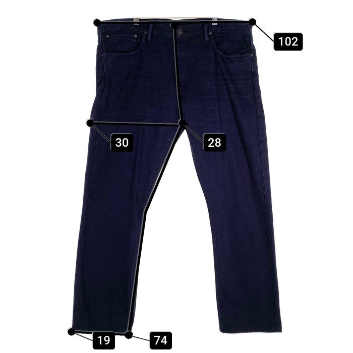 Polo by Ralph Lauren ポロラルフローレン ストレートデニムパンツ ボタンフライ ディープパープル Size 36×32 福生店