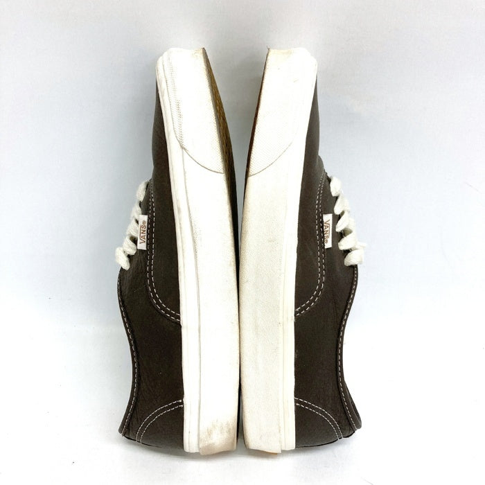 VANS ヴァンズ AUTHENTIC オーセンティック フェイクレザー スニーカー ダークブラウン size26cm 瑞穂店